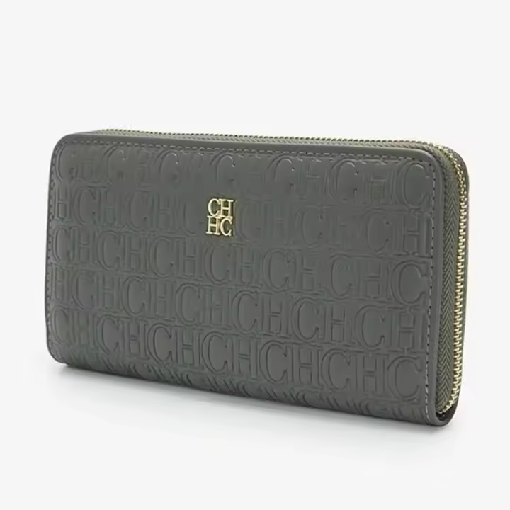 CH Tarjetero para mujer Pequeño Exquisito Simple Color sólido Impresión de letras Marca ligera Elegante Cartera clásica de moda Mochila de lujo de alta gama - 1