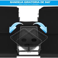 Bolsa Térmica Exterior para 2 Personas Columpio de Jardín con Toldo Ajustable y Cojines Extraíbles - details 13
