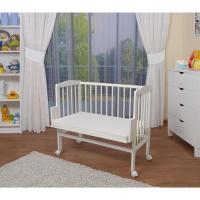 Cuna colecho, Altura Regulable, Natural sin tratamientos o Lacado en Blanco,Lacado en Blanco Extra Grande 90x55cm - details 2
