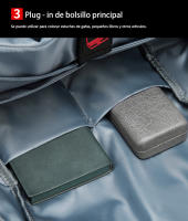 Mochila sencilla para hombre, mochila de viaje de ocio, bolsa para ordenador de 15,6 pulgadas - details 7