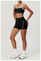 Conjunto de Yoga sin Mangas Estilo Gimnasio para Mujeres Conjunto Deportivo de Primavera/Verano con Levantamiento de Cintura y Cadera Bra+Shorts - details 17