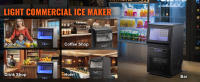SucceBuy Máquina de Hielo Comercial, Máquina de Hielo con Cubos en 12-15 Min, Gabinete Independiente, Pantalla Digital LED - details 4