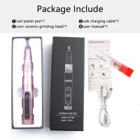 Máquina pulidora de uñas recargable, taladro portátil para manicura, Lima eléctrica para cutículas, pulidora de uñas inalámbrica, 35000RPM - details 6