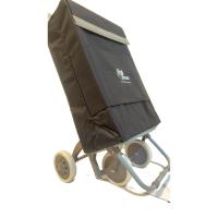Carrito de compras de 4 ruedas con 2 bolsillos flamencos fucsia. Carrito de compras de calidad. Bolsa de compras. - details 0