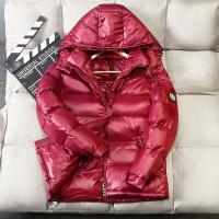 Chaqueta acolchada con capucha para hombre, abrigo corto de plumas de pato, informal, brillante, impermeable, Invierno - details 10