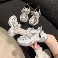 Zapatos deportivos gruesos informales para mujer con logo Dropshipping, estilo cómodo para caminar, zapatos para correr transpirables - details 3
