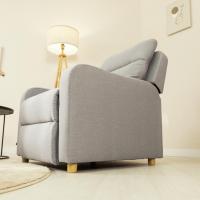 Tela (77x87x95cm) con Apertura Push Manual y Estructura Reforzada. Sillón para el Salón Tapizado en - details 3