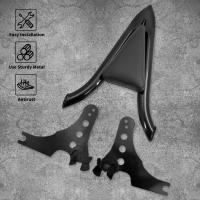 Motorcycle Detachable Passenger Sissy Bar Backrest w/Pad Black For Harley Sportster XL 1200 883 48 72 Forty Eight Iron 2004-2022 - details 0