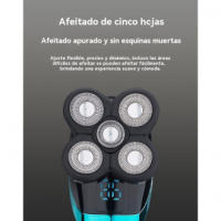 Afeitadora Eléctrica de Cinco Hojas Autoservicio de Cabeza Recargable Impermeable - details 9