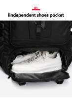 Mochila de Viaje para Hombres USB Bolsa Deportiva al Aire Libre para Senderismo y Tabla de Montaña 50L 60L 80L Bolsa de Hombro para Camping y Excursiones - details 2