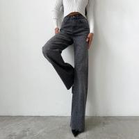 Jeans de Moda para Mujer Estilo Coreano 2025 Pantalones Rectos con Estampado de Leopardo - details 5