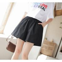 Verano nuevo algodón suelto crepé de gran tamaño de las mujeres pantalones cortos deportivos y de ocio de las mujeres pantalones anchos. - details 5