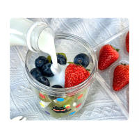 Taza de fruta portátil taza de ensalada de aspecto alto con tenedor y cuchara de Picnic de doble capa drenando taza fresca - details 8