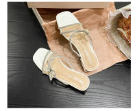 Sandalias de Mujer con Diamante Llamativo Estilo de Hada con Tacón Grueso Tamaño Pequeño - details 24