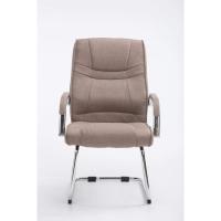 Cantilever Attila Tapizada En Tela y con Base De Metal I Silla De Conferencia con Reposabrazos, Color:Negro/Negro - details 12