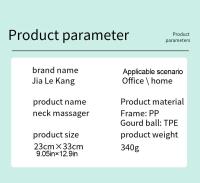 Masajeador manual para vértebra Cervical, dispositivo de sujeción para cuello, hombros y cuello, masajeador de relajación para el hogar - details 9