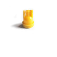 Bombilla LED ámbar puro T10 194 para Interior de coche, lámpara con cuña, 10 piezas, 4 LED - details 6