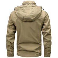Chaqueta de Nylon para Hombres CHAIFENKO Abrigo Ligero con Múltiples Bolsillos - details 5