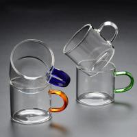 Taza de agua de vidrio transparente con asa, taza de té, leche, café, cerveza, jugo, bebidas, Kungfu, vasos de cocina, 1PC - details 3