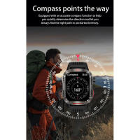 Reloj Inteligente Militar para Hombres Pulsera con Rastreo GPS, Bluetooth, Llamadas, Batería de 2024 Mah, Compás, Iluminación LED - details 9