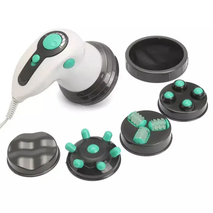 Masajeador corporal eléctrico anticelulitis, instrumento de masaje portátil para adelgazar grasa, cuidado de la salud, vibración, columna Cervical, cuello, cintura - 1