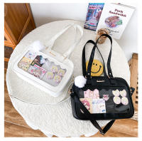 Bolso de bebé transparente suave para niña estudiante, bolso de hombro pequeño, bolso cuadrado, bolso de mensajero bidimensional - details 43