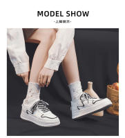 Zapatos blancos pequeños zapatos de punta baja mujeres plataforma zapatos de aumento de altura sensación de diseño versátil zapa - details 8