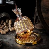 Taza giratoria de 360 ​​grados de 1500ml, dispensador de botellas, botella de vidrio, aireador de vino, espejo, tarro, decoración de barra de regalo - details 3
