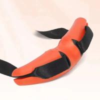 1 par de manijas multifuncionales con forma de cuerno para Fitness, levantamiento de pesas, construcción muscular, manijas de agarre para entrenamiento físico, naranja/negro - details 3