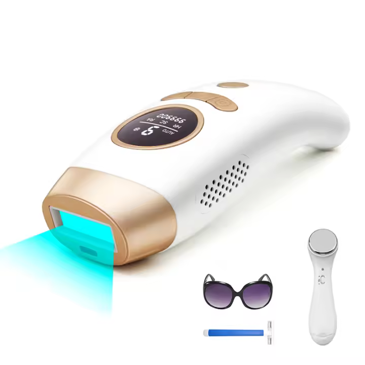 Vancostar-Depilación láser 3 en 1, rejuvenecimiento Flash 999900, tratamiento para el acné, afeitadora para piernas y brazos, recortadora de Bikini, depiladora IPL indolora - 1