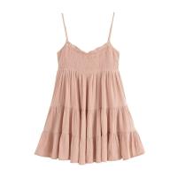 Ropa de mujer europea y americana, camisón de tirantes cortos de tul popular - details 4