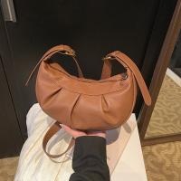 Bolso cruzado plisado de estilo coreano, bolso ligero de Color sólido de PU, bolso de mano de cuero suave, bolso de hombro para mujer - details 23