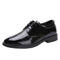 Zapatos de cuero para hombre, zapatos de cuero de moda formales de negocios, zapatos de cuero versátiles informales de estilo coreano para jóvenes - details 5