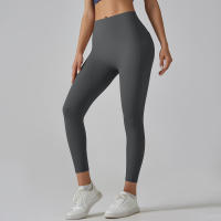 Hmidou-mallas de gimnasio con bolsillos para mujer, pantalones de Yoga, Fitness, cintura alta, Control de barriga, correr, entrenamiento - details 45