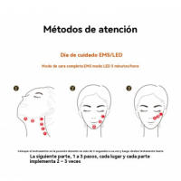 Presenta el instrumento de masaje facial ems micro-corriente reafirmante lifting fotónico rejuvenecimiento de la piel instrumento de belleza uso doméstico - details 3