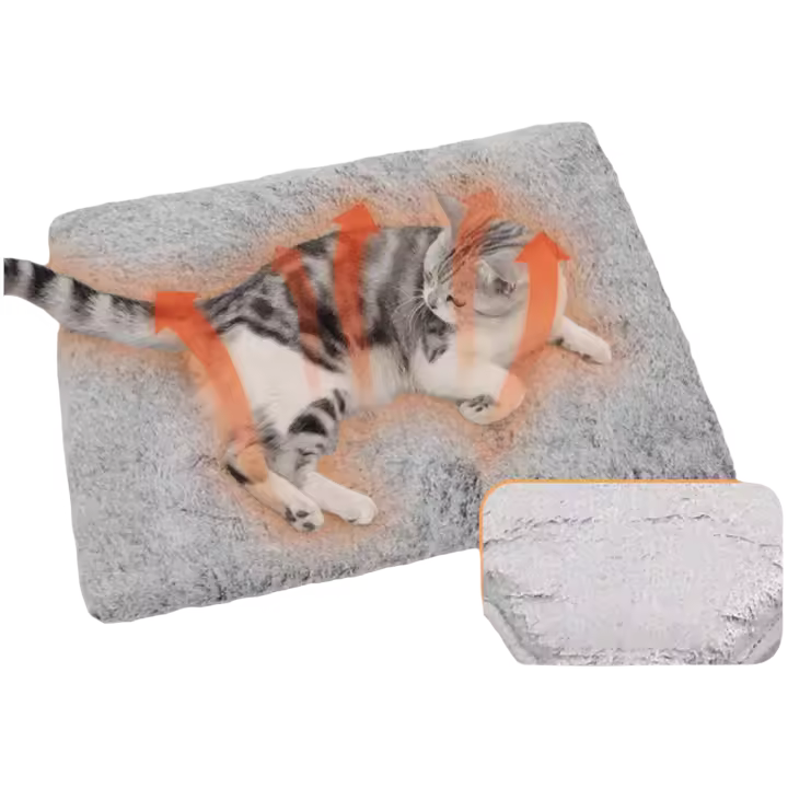 Cama Caliente para Gatos Almohada Térmica Deslizable y Lavable para Interiores y Exteriores - 1