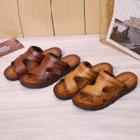 Sandalias Para Hombre Antideslizantes Verano Flip Flops Calidad Superior Zapatillas De Playa Casual Zapatos Baratos - details 3