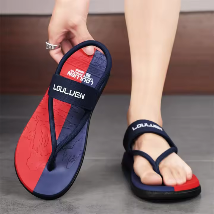 Las nuevas sandalias de los hombres usan chanclas de verano antideslizantes zapatos de playa de moda para hombres de suela gruesa - 1