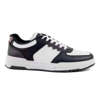 Fabricante de zapatillas de deporte, lo último en deporte, transpirable, hecho en cuero, zapatillas planas blancas, zapatos casuales negros para hombres - details 4