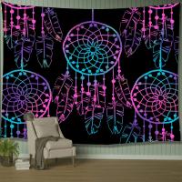 Atrapasueños De Luna psicodélica, tapiz de plumas, Hippie, Mandala bohemio grande, tela de pared, alfombra, decoración de techo para habitación - details 9