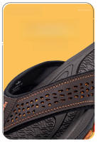 Chanclas de verano para hombre, sandalias de talla grande, zapatos de playa de moda para hombre, chanclas de punta. - details 1