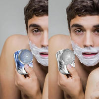 Men's Portable Electric Shaver Detachable Waterproof Electric Razor Nice Gift for Father or Boyfriend - details 1