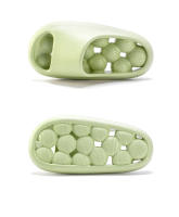 Nuevo hogar antideslizante zapatillas de las mujeres de verano casa interior cómodo fondo grueso hueco baño fresco zapatillas - details 20