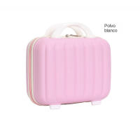 Maleta con cremallera de calabaza14Maleta de almacenamiento de maquillaje de Color sólido pulgadas - details 10