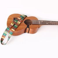 Correa ajustable de poliéster suave para guitarra ukelele, bajo acústico, correa para el hombro, banda con gancho - details 2