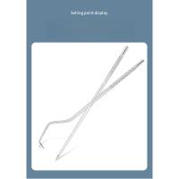 Juego de herramientas para palillos de dientes para el hogar, hilo dental de acero inoxidable para el cuidado dental - details 16