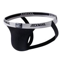 JOCKMAIL-ropa interior Sexy Gay para hombre, suspensorio, Tanga con anillo, Cuecas, Mascuas, calzoncillos transpirables de malla de cintura baja de arcoíris - details 6