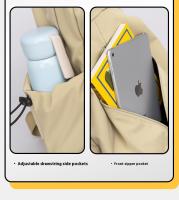 Viajero-Mochila de Viaje Impermeable, 15,6 Pulgadas, para negocios, Trabajo, Diario, viajes Escolares - details 8