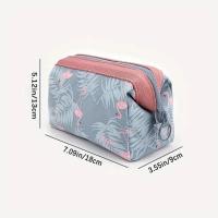 Bolso De Maquillaje Para Mujer Con Flamenco Gran Capacidad Organizador De Viaje Bolsa De Almacenamiento De Cosméticos Portátil Bolsa De Viaje Esencial - details 5