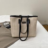 Elegante bolso de paja tejido de verano, bolso de hombro de paja informal bohemio, bolso de mano de playa de ocio para damas/niñas - details 9